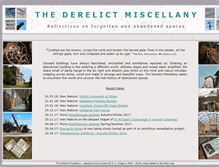 Tablet Screenshot of derelictmisc.org.uk